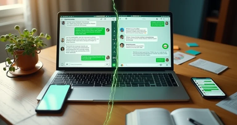 Tela dividida comparando integração oficial e não oficial do WhatsApp em CRM